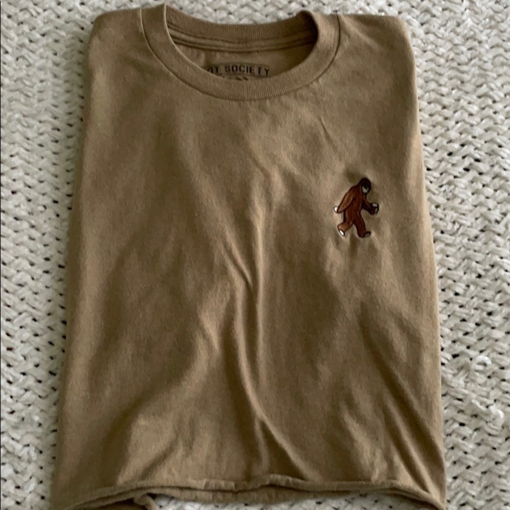 Embroidered Crop Tee